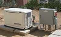 Backup power generator for North Ranch control office